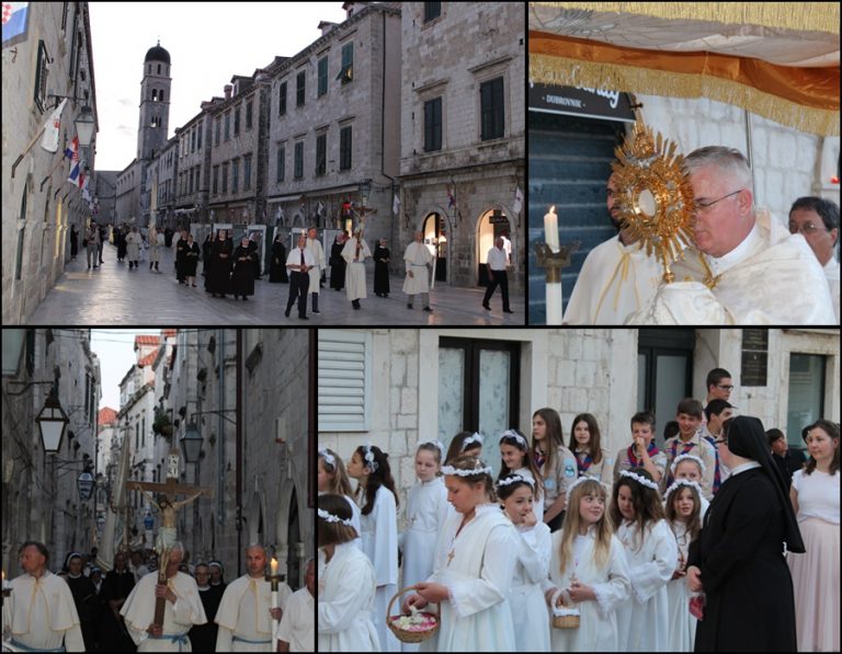 Procesijom ulicama Grada obilježeno Tijelovo