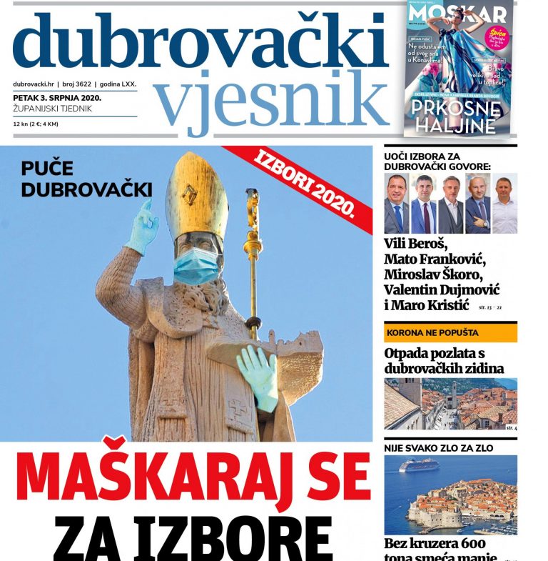 Novi Dubrovački vjesnik od danas je u prodaji!