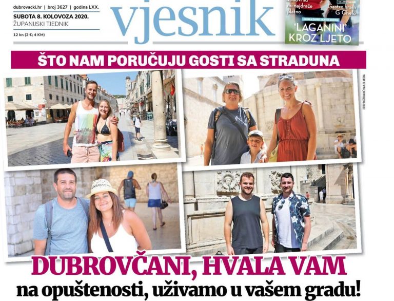 Čitajte u novom broju Dubrovačkog vjesnika