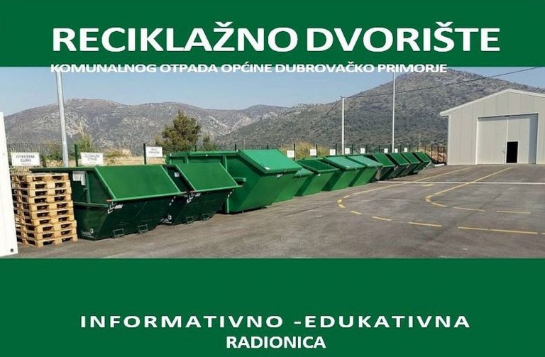 Radionica za stanovnike Dubrovačkog primorja – pridružite se i naučite odvajati otpad