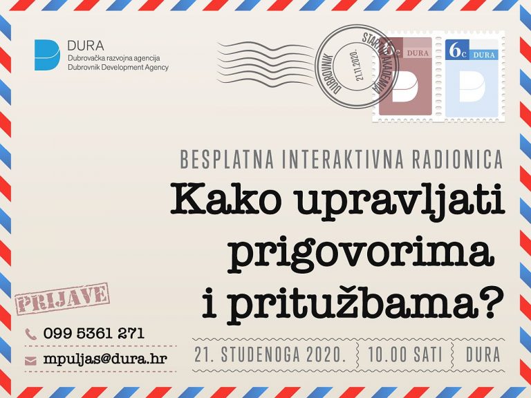 Besplatna radionica: „Kako upravljati prigovorima i pritužbama?“