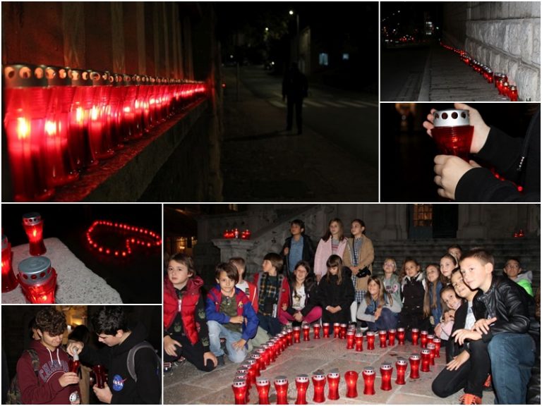 SJEĆANJE NA GRAD HEROJ Dubrovčani paljenjem svijeća odali počast žrtvi Vukovara