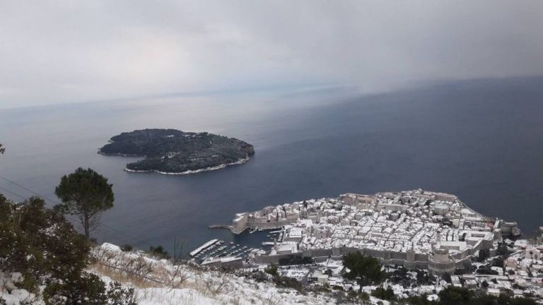 Na današnji dan prije 4 godine u Dubrovniku je padao snijeg