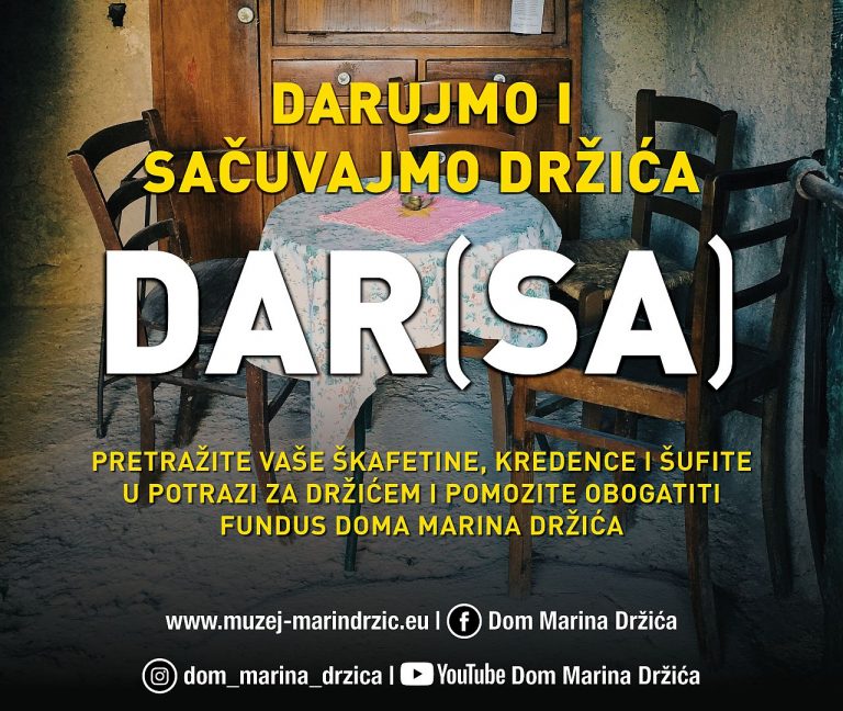 Uključite se i vi: Darujmo i sačuvajmo Držića!