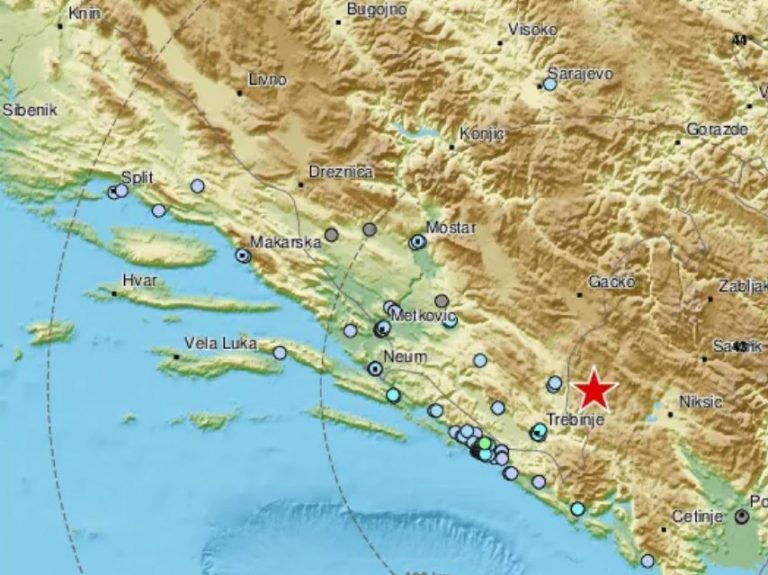 Potres koji je maloprije zatresao Nikšić osjetio se i u Dubrovniku