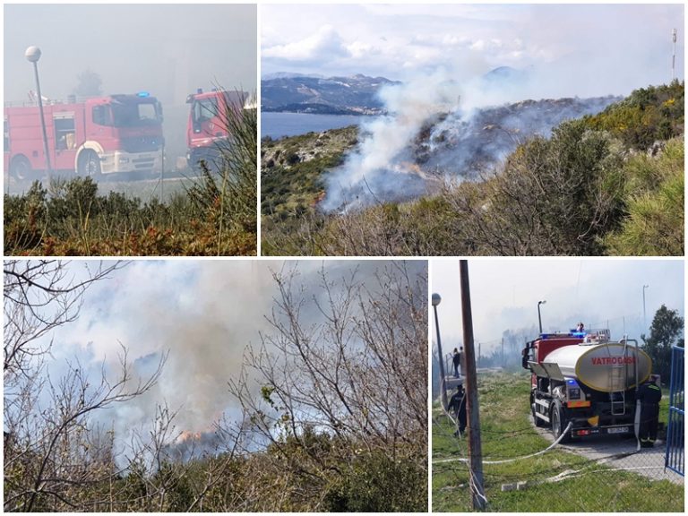 VIDEO/FOTO: Gori poluotok Prahivac, kraj Cavtata