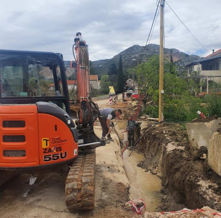 Djelomična obustava rekonstrukcije ceste u naselju Mandaljena