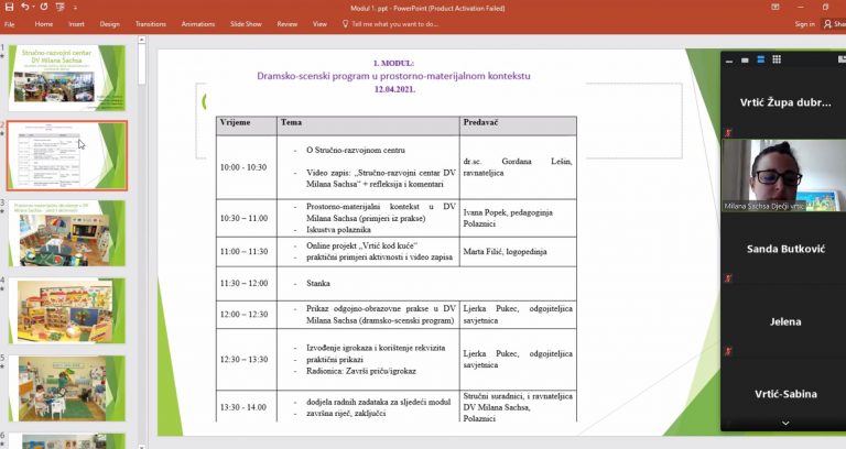 U župskom vrtiću održan 9. modul edukacije „Dramsko-scenski izričaj kroz tradicionalne i suvremene medije“