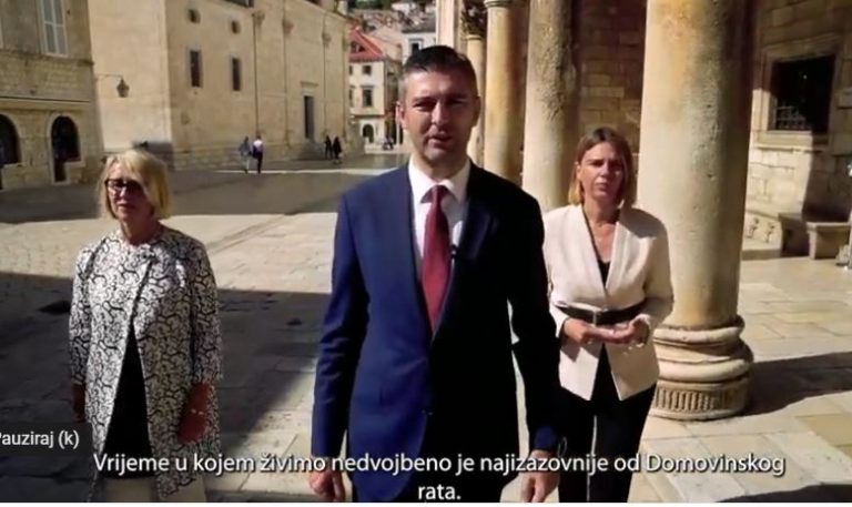 VIDEO Franković poziva Dubrovkinje i Dubrovčane: u nedjelju birajte čast!