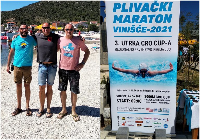 Dubrovčani na plivačkim maratonima u Vinišću i Rijeci