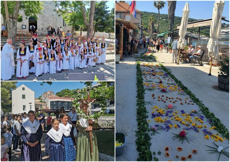 FOTO/VIDEO: Tijelovske procesije u Čilipima, Mlinima i na Lopudu