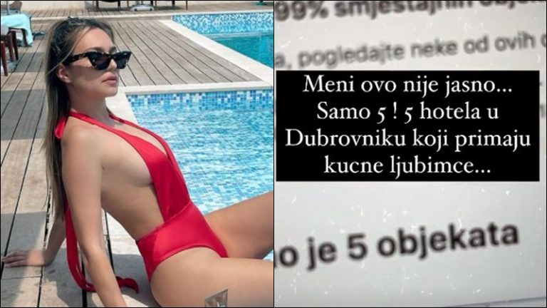 Influencerica razočarana – “Samo pet hotela u Dubrovniku prima kućne ljubimce”