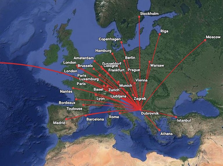 U Dubrovniku ovog vikenda gotovo 150 operacija zrakoplova, a Britanci još nisu počeli dolaziti