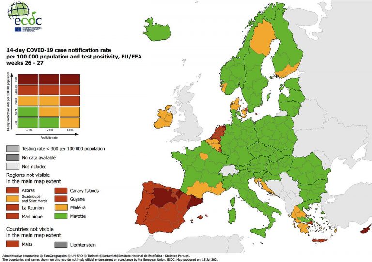 Cijela hrvatska obala iz zelene danas je prešla u narančastu COVID zonu