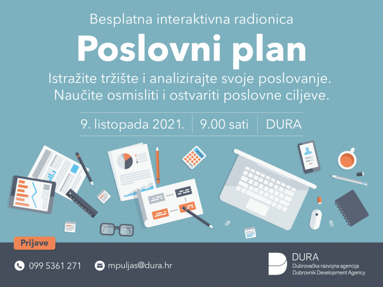 Ne propustite besplatnu radionicu “Kako izraditi dobar poslovni plan“