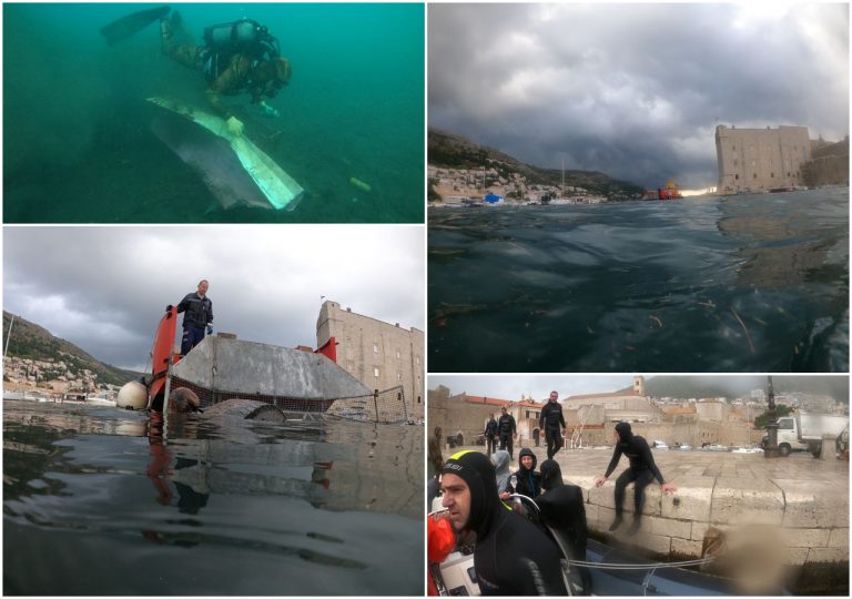 FOTO: Očišćeno podmorje staroga porta