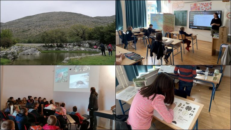 Mali Slanjani i Majkovci učili o  riječnoj i barskoj kornjači