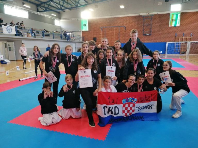 Taekwon-do klub Shark treći ekipno na Prvenstvu Hrvatske