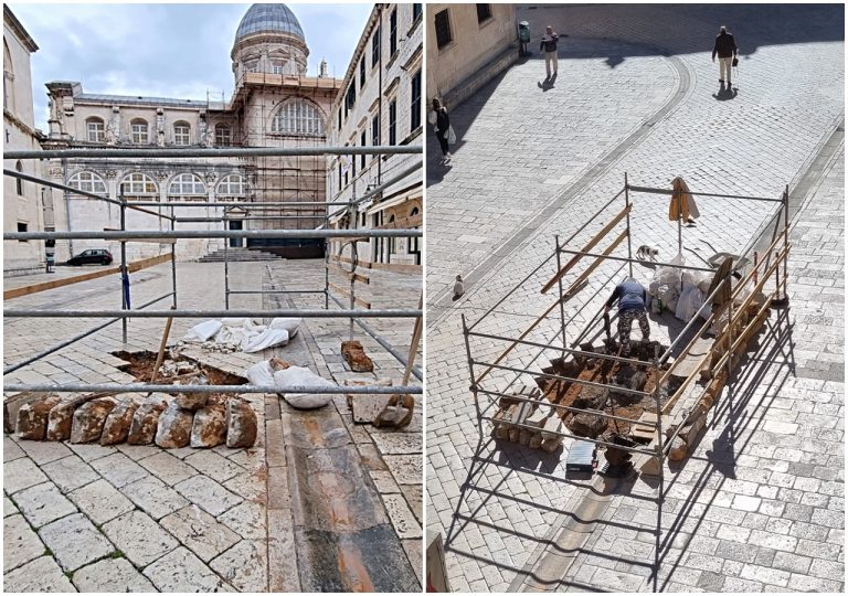 Obnavlja se pločnik u povijesnoj jezgri