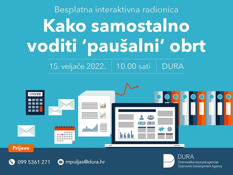 BESPLATNA RADIONICA – Kako samostalno voditi „paušalni“ obrt?