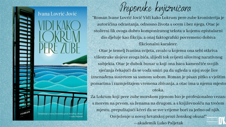 Preporuka knjižničara: “Vidi kako Lokrum pere zube!” Ivane Lovrić Jović