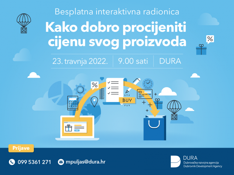 Na besplatnoj radionici naučite kako dobro procijeniti cijenu vašeg proizvoda