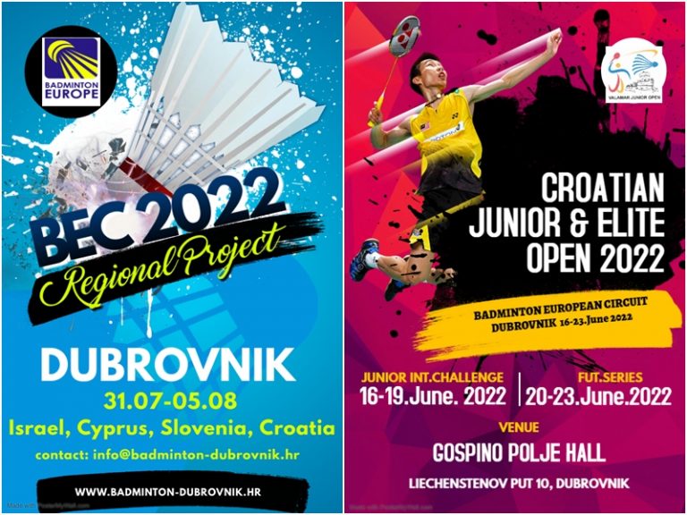 BADMINTON KLUB DUBROVNIK Nakon dvije godine suše pokrenut cijeli niz akcija