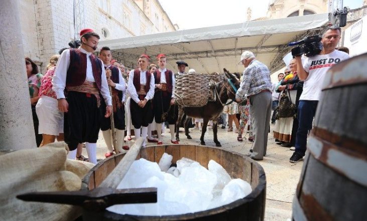 OŽIVLJAVANJE TRADICIJE Konavljani će na tovaru donijeti led i vino u Grad