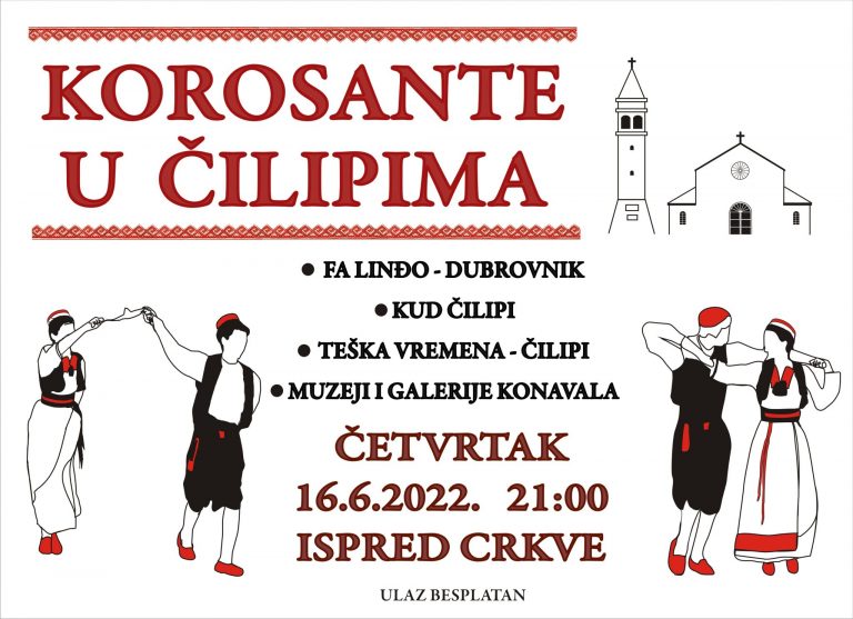 Korosante u Čilipima uz cjelovečernji kulturni program