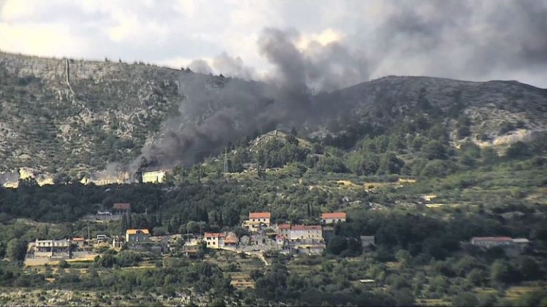 Požar iznad Pobrežja gasi 12 vatrogasaca