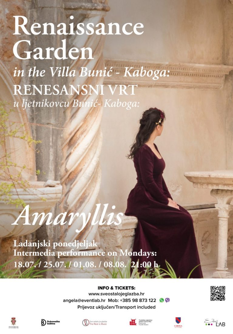 Ladanjski ponedjeljci u ljetnikovcu Bunić-Kaboga: Renesansni vrt “Amaryllis”