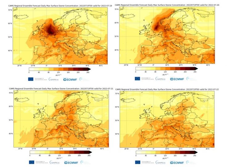 COPERNICUS: Znanstvenici su zabrinuti i upozoravaju na vrlo visoko onečišćenje ozonom