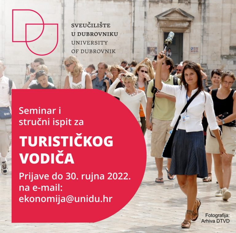 Prijavite se na seminar za turističkog vodiča!