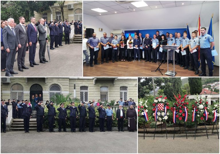 FOTO: Policija slavi svoj dan – dodijeljene javne zahvale istaknutim pojedincima