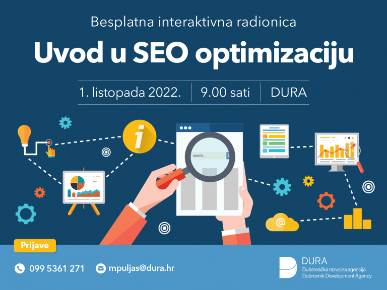 Na besplatnoj radionici naučite sve o SEO optimizaciji kojom postižete bolje pozicije na tražilicama!