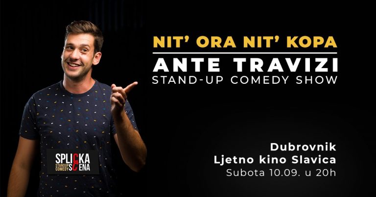 Ante Travizi – stand-up comedy show, djelimo karte