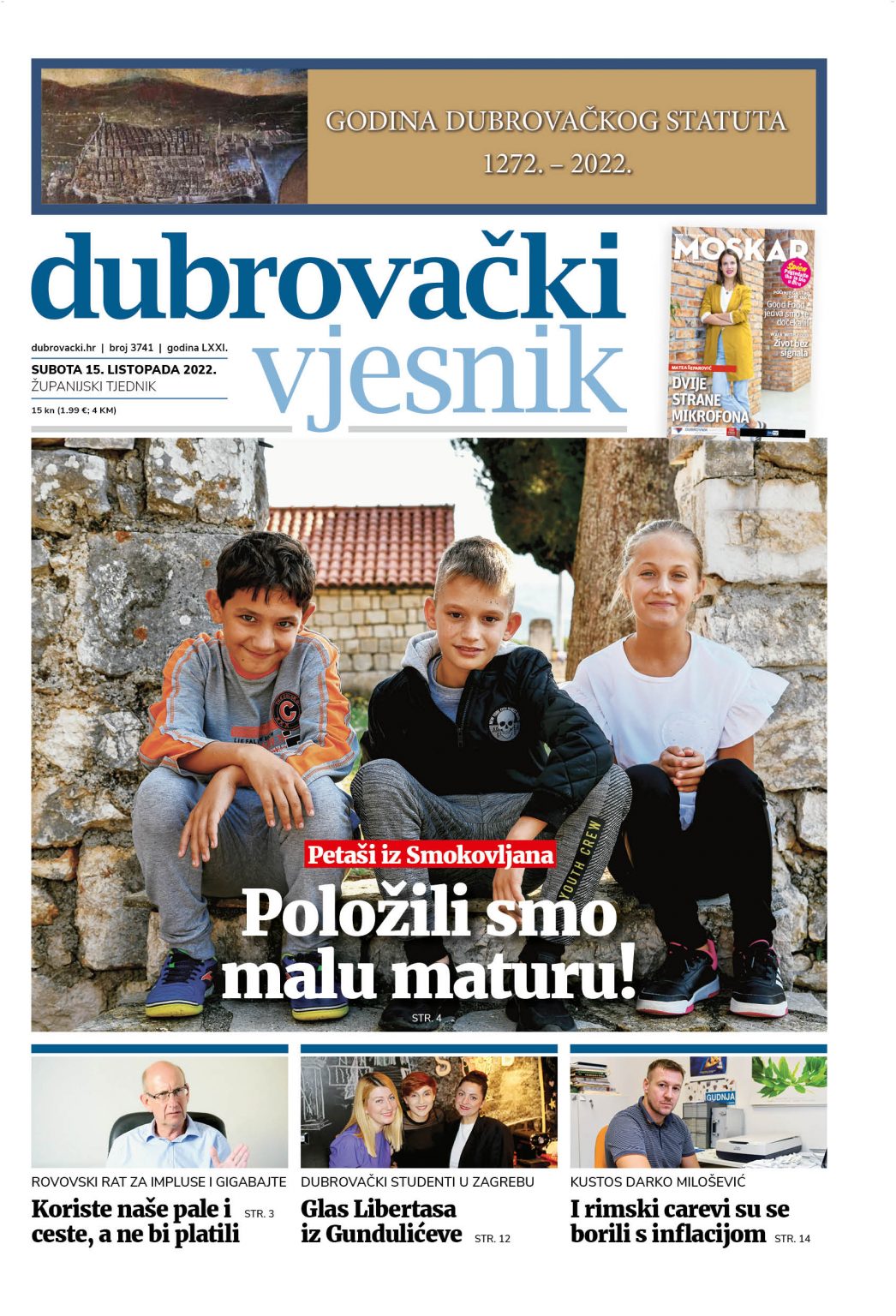 U Novom Broju Dubrovačkog Vjesnika Pročitajte - DubrovnikNet