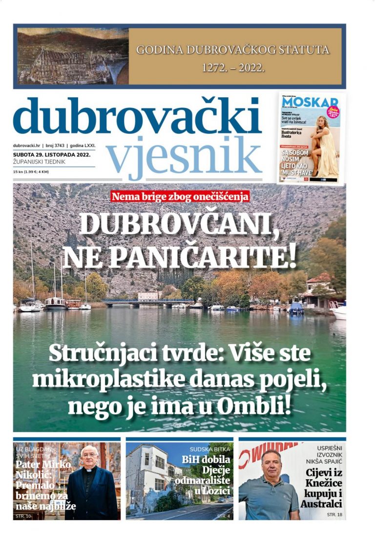 U novom broju Dubrovačkog vjesnika pročitajte