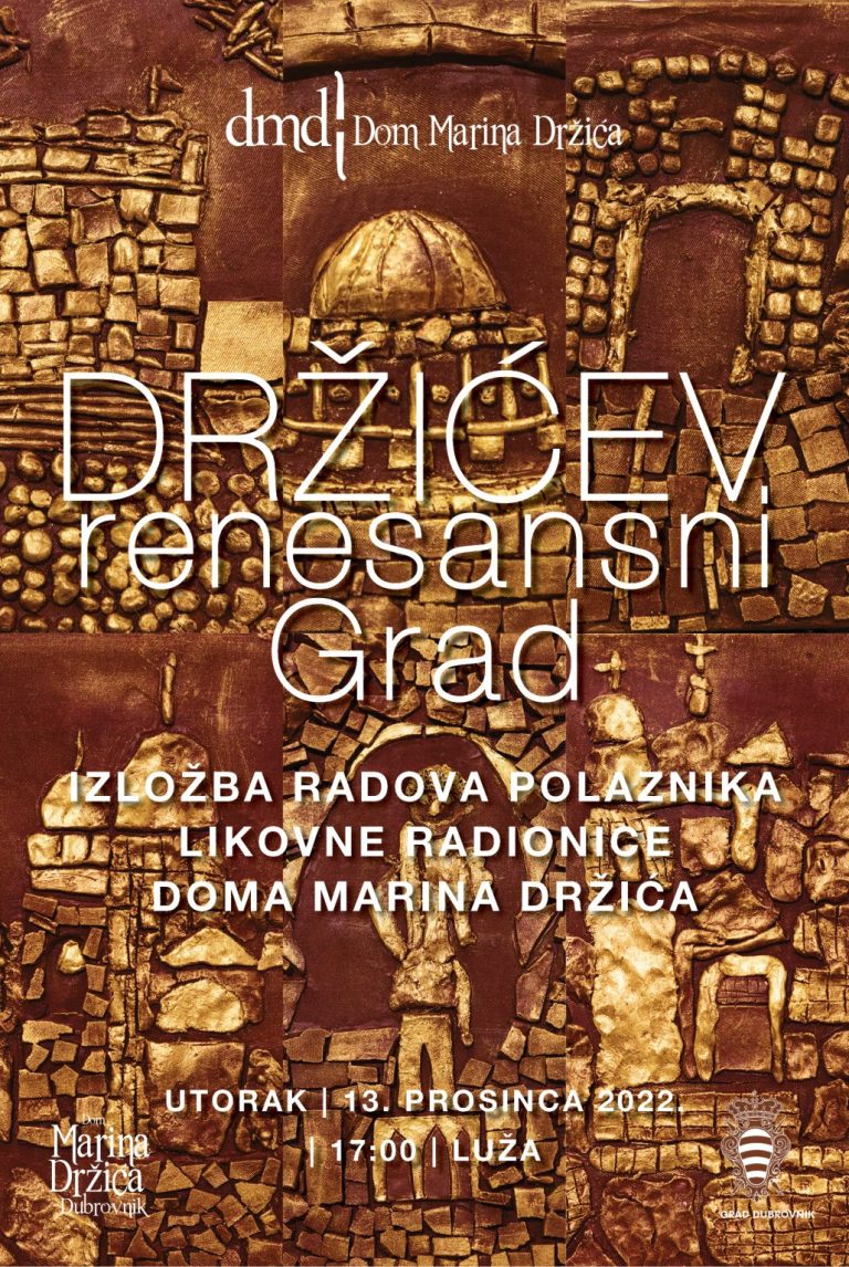 Izložba radova djece polaznika likovne radionice “Držićev renesansni Grad”