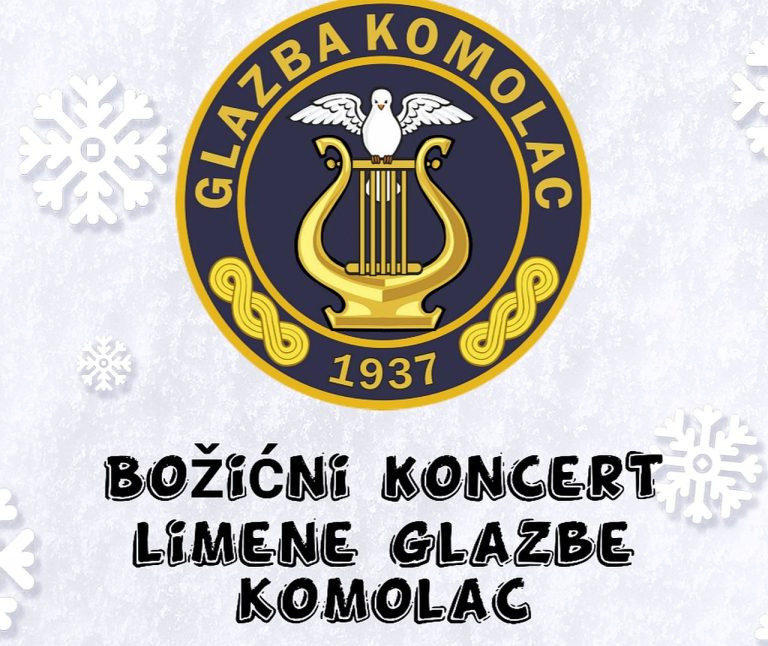 Glazba Komolac poziva na Božićni koncert