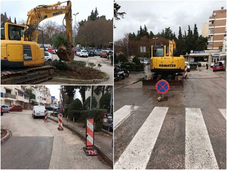 Uređuje se asfaltni kolnik i kružni tok u Ulici dr. Vladka Mačeka