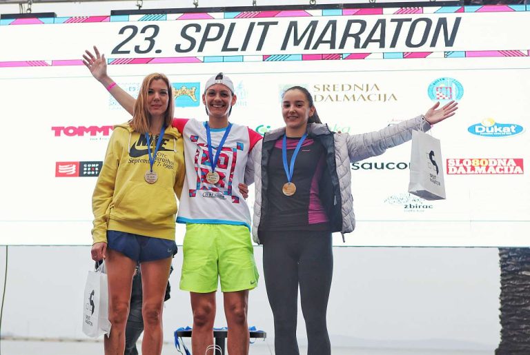 Dubrovkinje Faber i Perišić na postolju 23. splitskog maratona