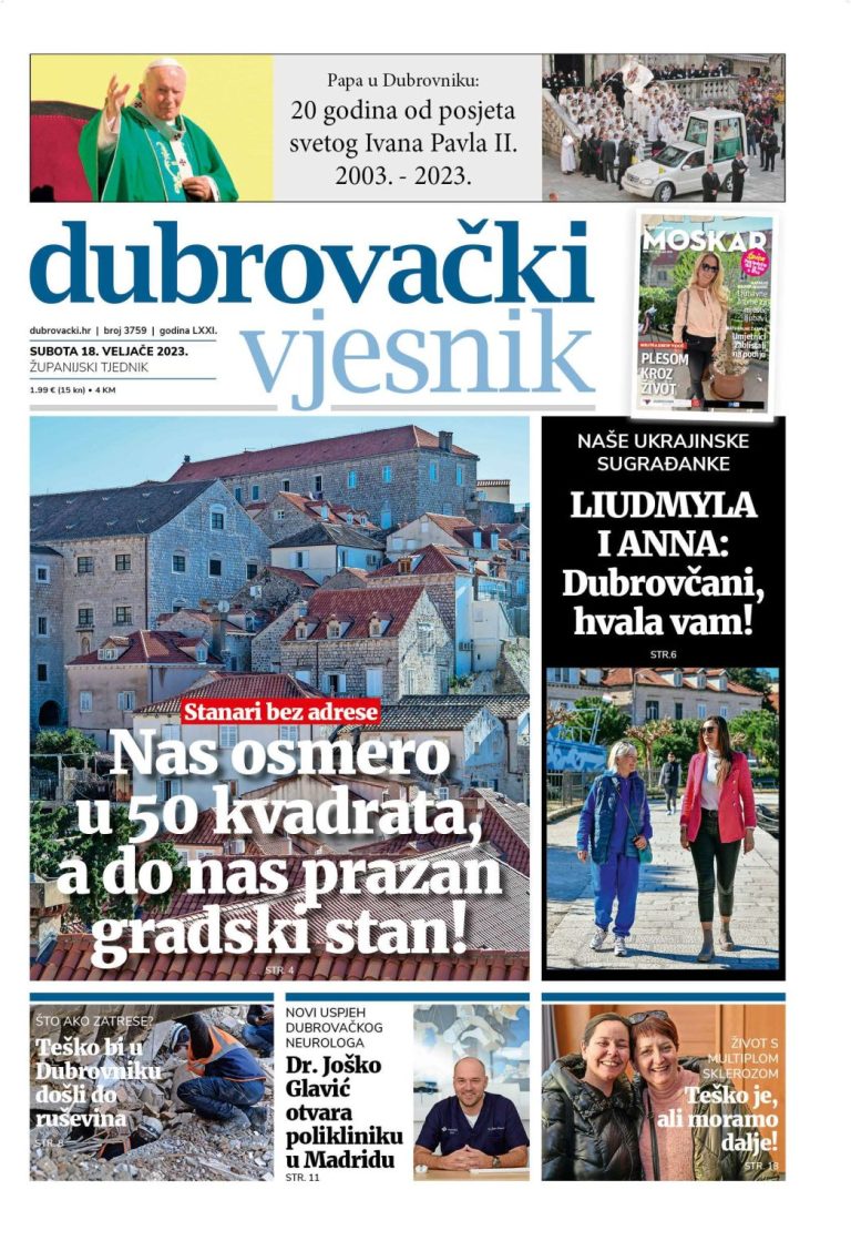 U novom broju Dubrovačkog vjesnika pročitajte