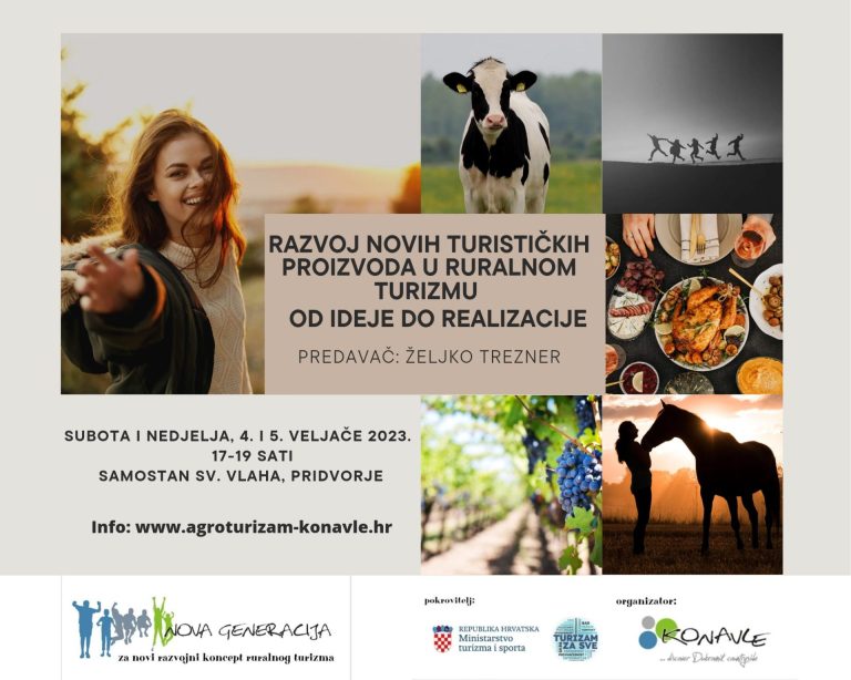 AGROTURIZAM KONAVLE poziva na edukaciju “nove generacije za novi razvojni koncept ruralnog razvoja”