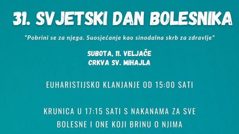 Obilježavanje Svjetskog dana bolesnika u Župi sv. Mihajla u Lapadu