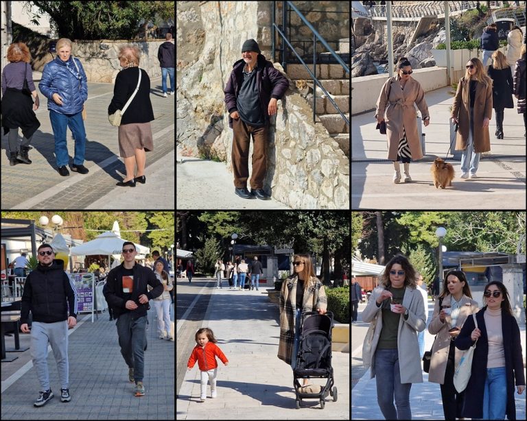 FOTO: Sunce, bura i miris proljeća kroz Uvalu Lapad