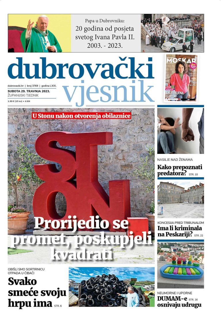 U novom broju Dubrovačkog vjesnika pročitajte