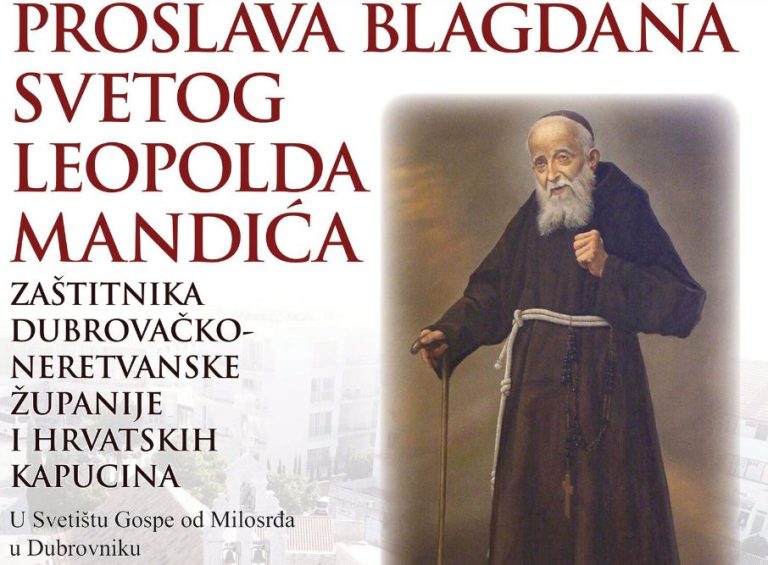 ZAŠTITNIK ŽUPANIJE Proslava Sv. Leopolda Mandića u Gospinom polju