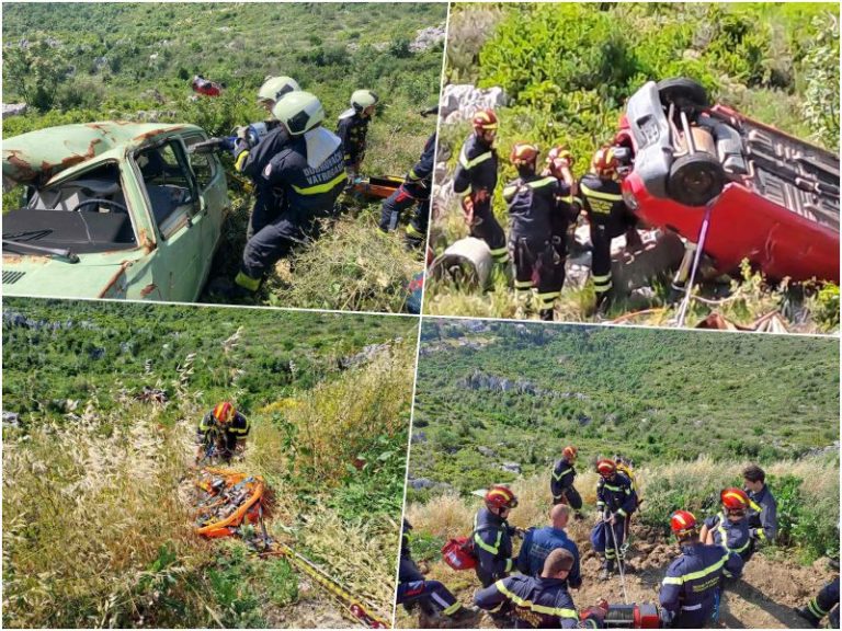 ODRŽANA VJEŽBA Vatrogasci spremni i obučeni za tehničke intervencije