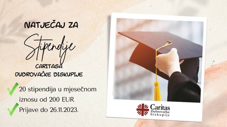 Biskupijski Caritas raspisao natječaj za studentske stipendije